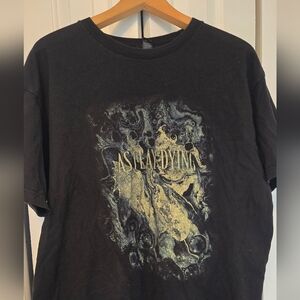 AS I LAY DYING Tshirt From their 2019 Shaped By Fire Tour at the Fete in RI